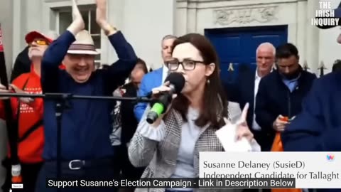 Susanne Delaney delivers a loud and clear message to the Mayor of Derry 9-05-24