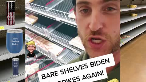 TRUMP FINDS THE GRAND CANYON OF BARE SHELVES