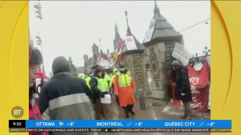 WATCH_ Ottawa Police begin clearing anti-mandate protest- NEWS OF WORLD
