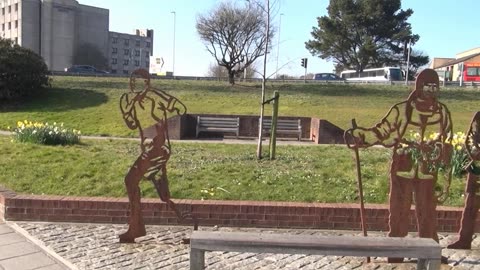 Station Passage Sculpture Ocean City Plymouth Celebrities Robert Falcon Scott and more