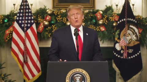 President Donald Trump speech 31/12/20