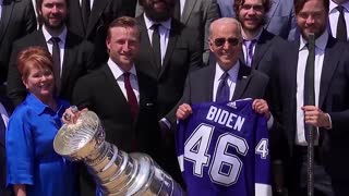 Biden honors Stanley Cup winners Tampa Bay Lightning