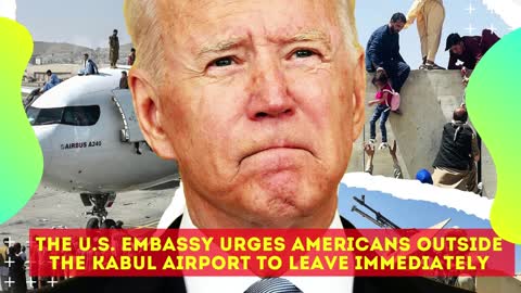 Biden GOVT Urges American Outiside Airport To Leave