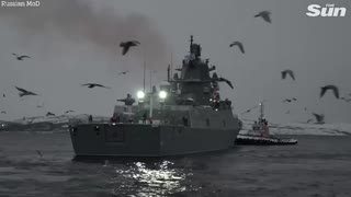 Russian warship carrying 'Zircon' hypersonic missiles prepares for duty