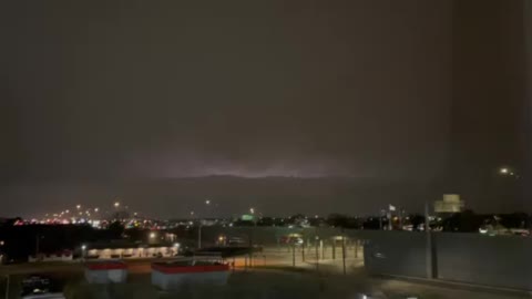 Lightning storm brewing in Nirth Texas