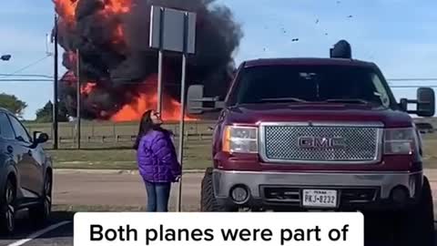 Six dead after two planes collide in midair at an air show in Dallas