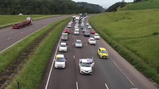 Driving school protest