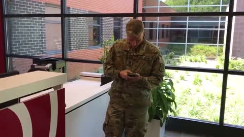 Military Homecoming: Palmer's Fiance Surprises Her After Deployment