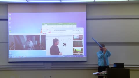 Math Professor Fixes Projector Screen APRIL FOOLS PRANK!
