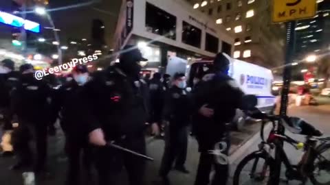 SHOCKING Video of Police Arresting Mandate Protestors at NYC Burger King Goes Viral