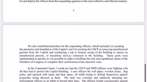 Former Capitol Police Chief letter to Pelosi