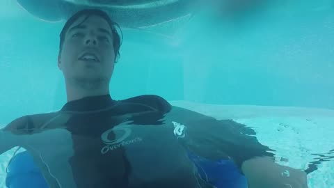 Spending 24 Hours Straight Under Water Challenge.