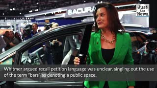 Michigan appeals court approves recall petitions for Democratic Gov. Whitmer