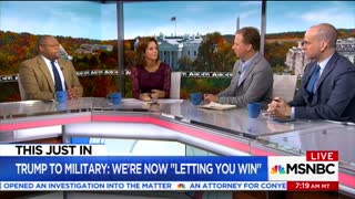 MSNBC Attacks President Trump's Message To Troops — He Didn't Seem Authentic