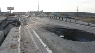 Imágenes de devastación en Irpin, al noreste de Kiev
