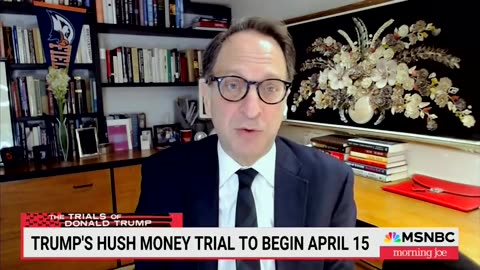 Former Mueller Prosecutor Predicts New York Will Move Hush Money Trial 'Very Quickly' To Get Trump