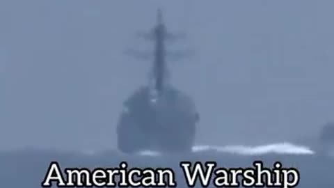 American warship reach westren beach of israel
