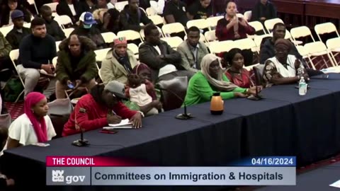 Illegal Migrant in New York Speaks Through a Translator to Complain About the Free Meals, Housing