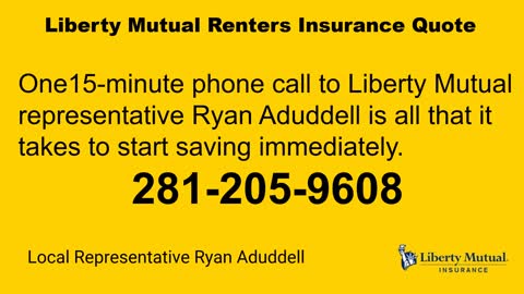 Liberty Mutual Insurance - The Aduddell Team 281-205-9608 Houston