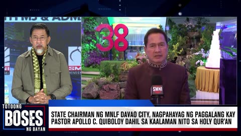 MNLF State Chair ng Davao City, nagbigay-pugay kay Pastor ACQ dahil sa kaalaman nito sa Holy Qur'an