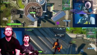 Fortnite Live with my Dad