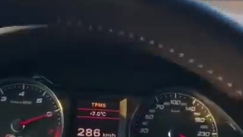 Audi RS6 New Speed RECORD 378 km-h on Highway Topspeed
