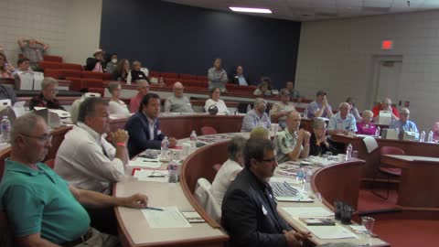 Arkansas GOP 1st District Debate on Resolution to ban vaccine Mandates Benny Speaks against Resolution