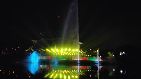 Water Fountain show @ Kuching, Sarawak (Malaysia)
