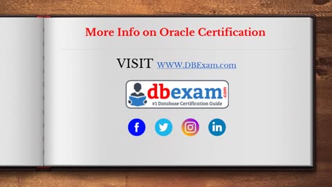 1Z0-006 - Oracle Database Foundations Certification Exam questions