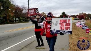 RWH Sign Waving Sat.10-29-2022