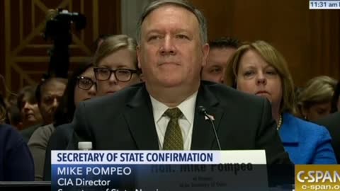 Pompeo SHUTS DOWN Dem Senator Who Brings Up Mueller During Confirmation Hearing