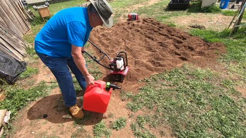 Honda 9" Rototiller and the Tater Patch