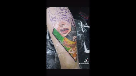 AMAZING FULLCOLOR TATTOO, IT'S CHILLING!