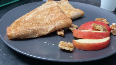 Day 5 - Breakfast - Lose 5 Kg in 5 Weeks -The Best French Healthy 3 ingredient Crepes Recipe