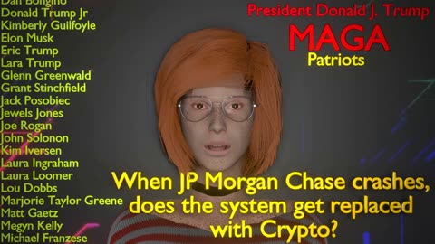 When JP Morgan Chase crashes, does the system get replaced with Crypto?