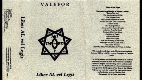 valefor - (2001) - liber al vel legis (demo)