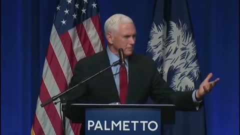 Former VP Mike Pence: "After 100 days of open borders, runaway spending, I've had enough."