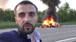 Car on Fire