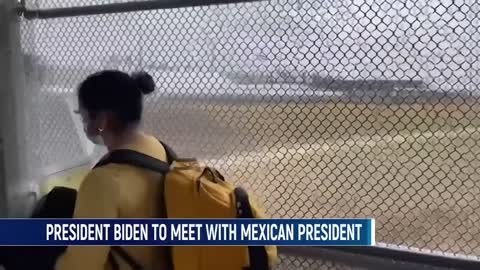 Biden Opens Another Tent City, Meets Mexican President Annual 600,000 - 800,000 Migrants Into U.S.