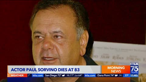 Actor Paul Sorvino dies at 83