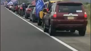 96 Miles Of Trump Supporters Line Up in Tucson, AZ