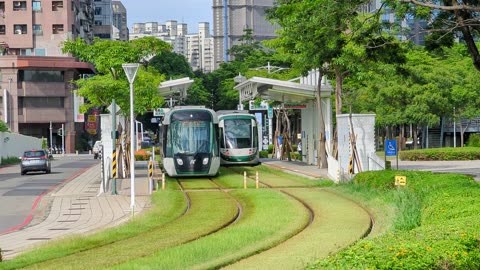 Kaohsiung Trams Passing 🇹🇼 (2020 ~ 2023)