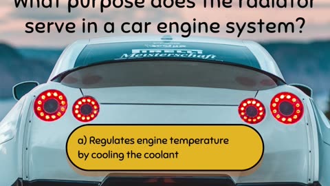 Part 8 Intermediate Car Engine Quiz