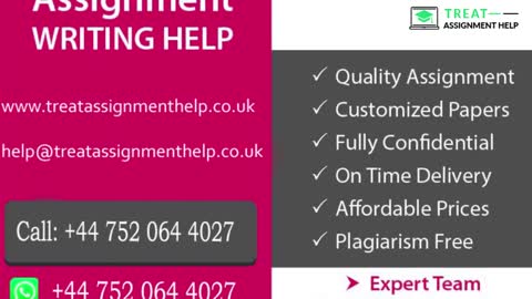 Treat Assignment Help in UK - Essay Writing Services Provider UK