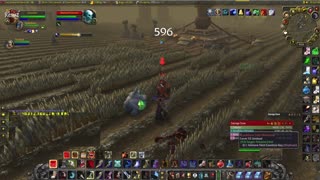 World of Warcraft Classic Hunter running with a Paladin (wife) around the undead lands