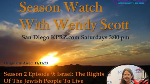 Season 2 Episode 9: Israel: The Rights Of The Jewish People To Live Securely