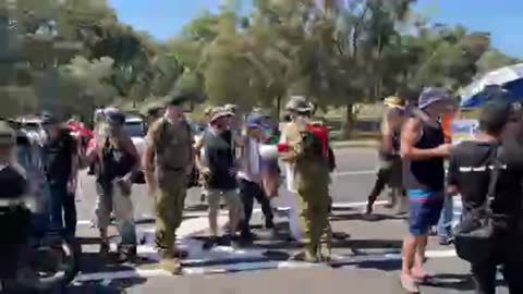 🦘LIVE | Confrontation With Police at Convoy To Canberra👮‍♂️ 22/3/2022