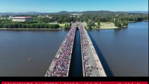 The scale of the protests in Australia