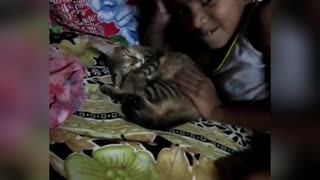 Baby and Cat are Best Friends Funny Pets Videos