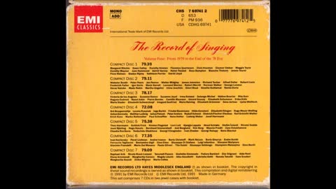 The Record of Singing (EMI) Volume 4 (CD 2) 1939 - 1955 Produced 1989 & 1991